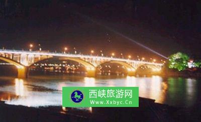 资江一桥夜景